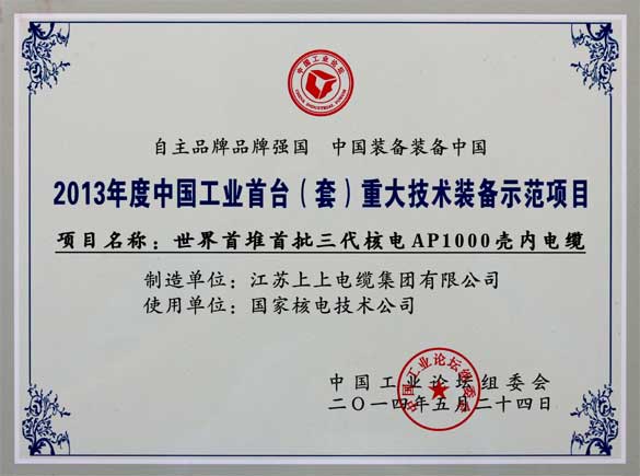 尊龙凯时人生就是搏电缆在第十届中国工业论坛上荣获三大奖项