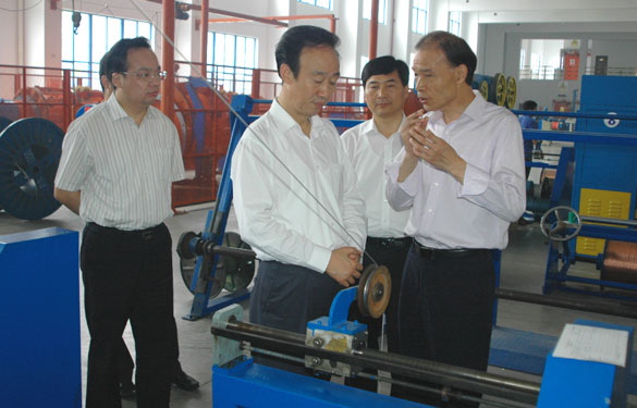 常州市委书记范燕青一行来尊龙凯时人生就是搏视察