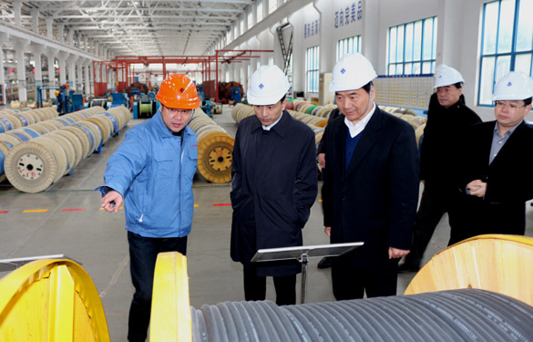 12月3日，无锡市锡山区党政代表团一行来尊龙凯时人生就是搏电缆旅行考察