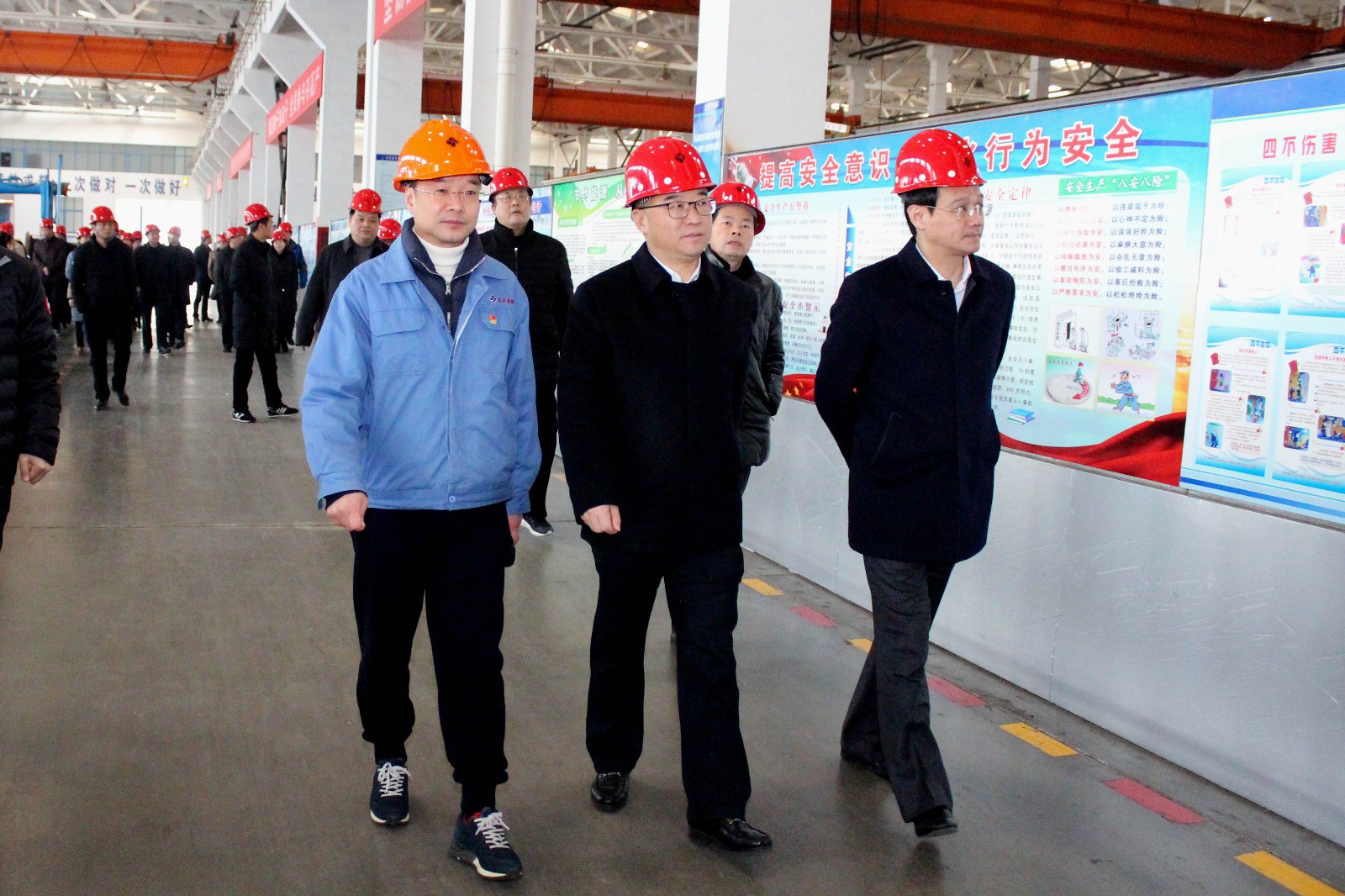 2019年1月16日，郎溪县党政代表团一行来尊龙凯时人生就是搏电缆旅行交流